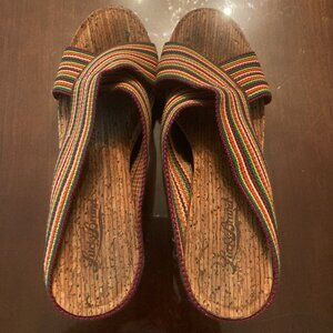 SUMMER SHOES/LUCKY BRAND RAINBOW WEDGES